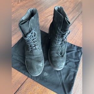 Marsell Black Suede Ankle Boots
